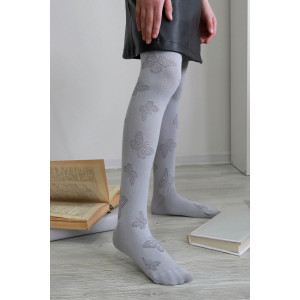 Колготки детские "Флай" (последний размер) серый 140-146