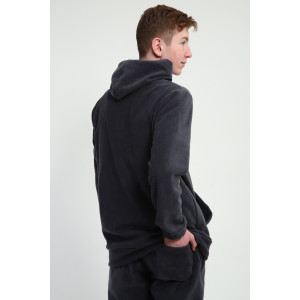 Костюм двойка мужской №062 флис (р-ры: 48-58) серый