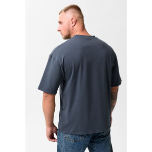 Футболка мужская №14414 кулирка с лайкрой (последний размер) молочный, черный, графит - набор 3 шт. 46,48,50