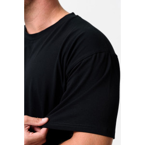 Футболка мужская №14414 кулирка с лайкрой (последний размер) молочный, черный, графит - набор 3 шт. 46,48,50