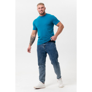 Футболка мужская №83507 кулирка (последний размер) зеленый 58