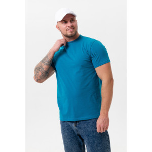 Футболка мужская №83507 кулирка (последний размер) зеленый 58