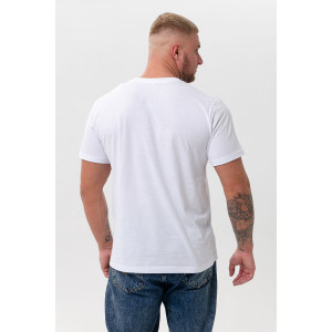 Футболка мужская №8471 кулирка (последний размер) белый, серый, темно-синий - набор 3 шт. 58