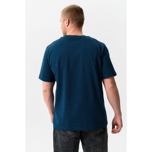 Футболка мужская №8471 кулирка (последний размер) черный, изумруд, мокко - набор 3 шт. 60