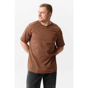 Футболка мужская №8471 кулирка (последний размер) белый, голубой, мокко - набор 3 шт. 48