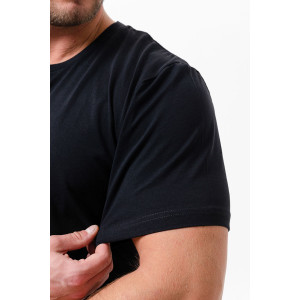 Футболка мужская №8471 кулирка (последний размер) белый, черный, темно-синий - набор 3 шт. 70