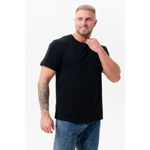 Футболка мужская №8471 кулирка (последний размер) белый, черный, темно-синий - набор 3 шт. 70