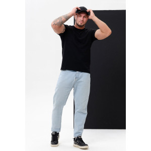 Футболка мужская "Матвей" кулирка (последний размер) черный 66