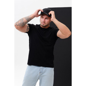 Футболка мужская "Матвей" кулирка (последний размер) черный 66