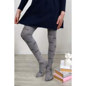 Колготки детские "Фелия" (последний размер) серый 122-128