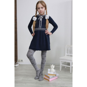 Колготки детские "Фелия" (последний размер) серый 122-128