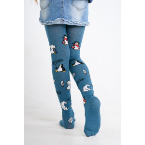 Колготки детские "Меридиан" (последний размер) индиго 80-86