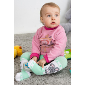 Колготки детские "Непоседа" (последний размер) салатовый 80-86