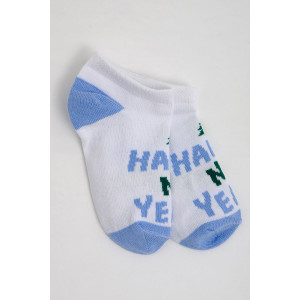 Носки детские стандарт "Сноу" (последний размер) - упаковка 3 пары голубой 10-12