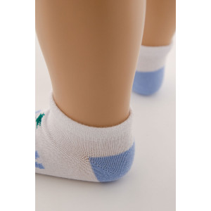 Носки детские стандарт "Сноу" (последний размер) - упаковка 3 пары голубой 10-12