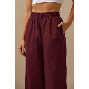 Брюки женские "Фантазия New" М-16БРЖ лён (р-ры: 44-56) марсала