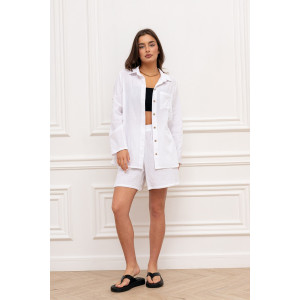 Костюм двойка женский "Муслин" М-133КП муслин (р-ры: 44-54) белый