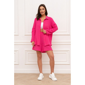 Костюм двойка женский "Муслин" М-133КП муслин (р-ры: 44-54) фуксия