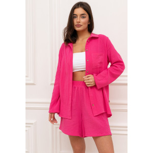Костюм двойка женский "Муслин" М-133КП муслин (р-ры: 44-54) фуксия