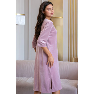 Платье женское М-73ПЛ "Кэт" велюр (р-ры: 44-58) розовый