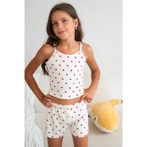 Костюм двойка детский "Нежность New" М-19КД лапша (р-ры: 32-40) молочный