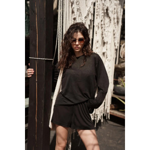 Костюм двойка женский "Флам с вискозой" М-137КП флам с вискозой (р-ры: 40-54) черный Костюм двойка женский "Флам с вискозой" М-137КП флам с вискозой (р-ры: 40-54) черный