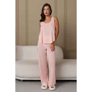 Костюм двойка женский "Флам с вискозой" М-297К флам с вискозой (р-ры: 40-54) розовый