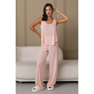 Костюм двойка женский "Флам с вискозой" М-297К флам с вискозой (р-ры: 40-54) розовый