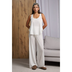 Костюм двойка женский "Флам с вискозой" М-297К флам с вискозой (р-ры: 40-54) белый