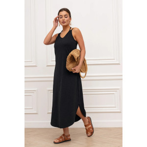 Сарафан женский "Флам" кулирка (р-ры: 42-50) черный