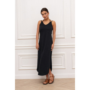 Сарафан женский "Флам" кулирка (р-ры: 42-50) черный