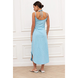 Сарафан женский "Флам" кулирка (р-ры: 42-50) голубой