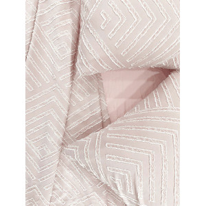 Постельное белье полисатин жаккард ПСЖ-005 (последний размер) брусничный 2-сп.евр