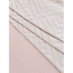 Постельное белье полисатин жаккард ПСЖ-005 (последний размер) брусничный 2-сп.евр