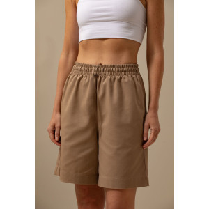 Шорты женские "Фантазия New" М-14Ш лён (р-ры: 44-56) бежевый