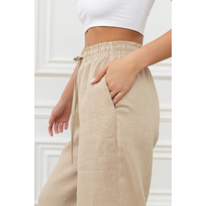 Брюки женские "Лён" М-9БРЖ лён (р-ры: 42-56) натуральный