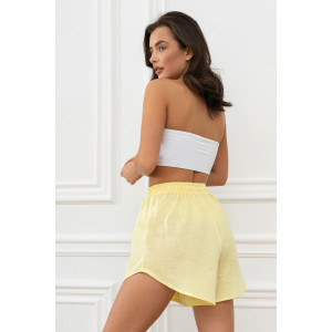 Шорты женские "Лён-1" М-8Ш-1 лён (р-ры: 42-46) желтый