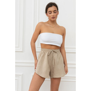 Шорты женские "Лён-1" М-8Ш-1 лён (р-ры: 42-46) натуральный