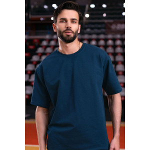 Костюм двойка мужской М-010КП "Лидер New" футер 2-х нитка (р-ры: 46-60) петрол