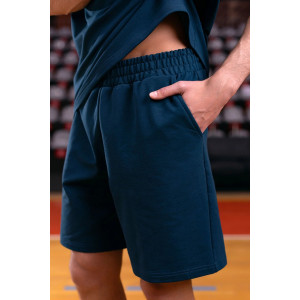 Костюм двойка мужской М-010КП "Лидер New" футер 2-х нитка (р-ры: 46-60) петрол