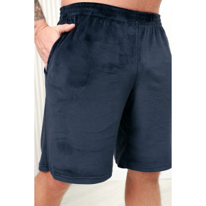 Костюм двойка мужской "Тигр" М-013КП велюр (р-ры: 46-60) темно-синий