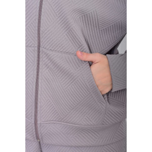 Костюм двойка женский 5356д костюмная ткань (р-ры: 42-56) серый