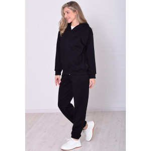 Костюм двойка женский 5356 костюмная ткань (р-ры: 42-56) черный