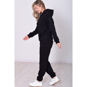 Костюм двойка женский 5356 костюмная ткань (р-ры: 42-56) черный