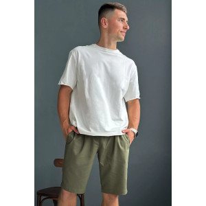 Шорты мужские М-11Ш "Фантазия" лён (р-ры: 46-54) хаки