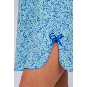 Сорочка женская "Катюша" кулирка (р-ры: 42-52) бирюза