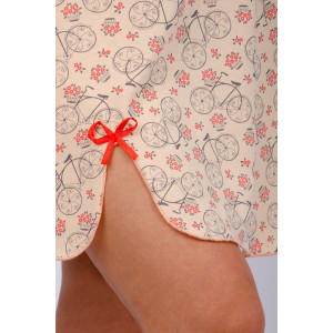 Сорочка женская "Катюша" кулирка (р-ры: 42-52) персик