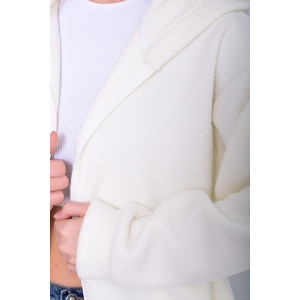 Толстовка женская 6222б флис (р-ры: 42-56) молоко