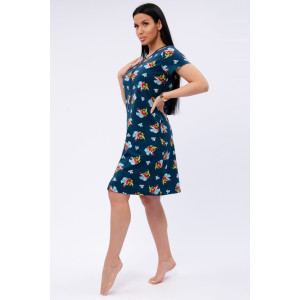 Халат женский "Красотка 11" кулирка (р-ры: 42-52) бананы