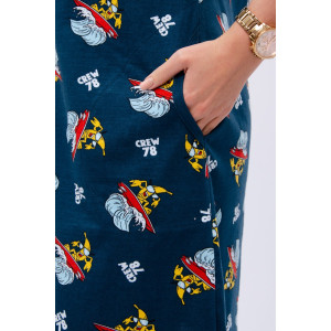 Халат женский "Красотка 11" кулирка (р-ры: 42-52) бананы